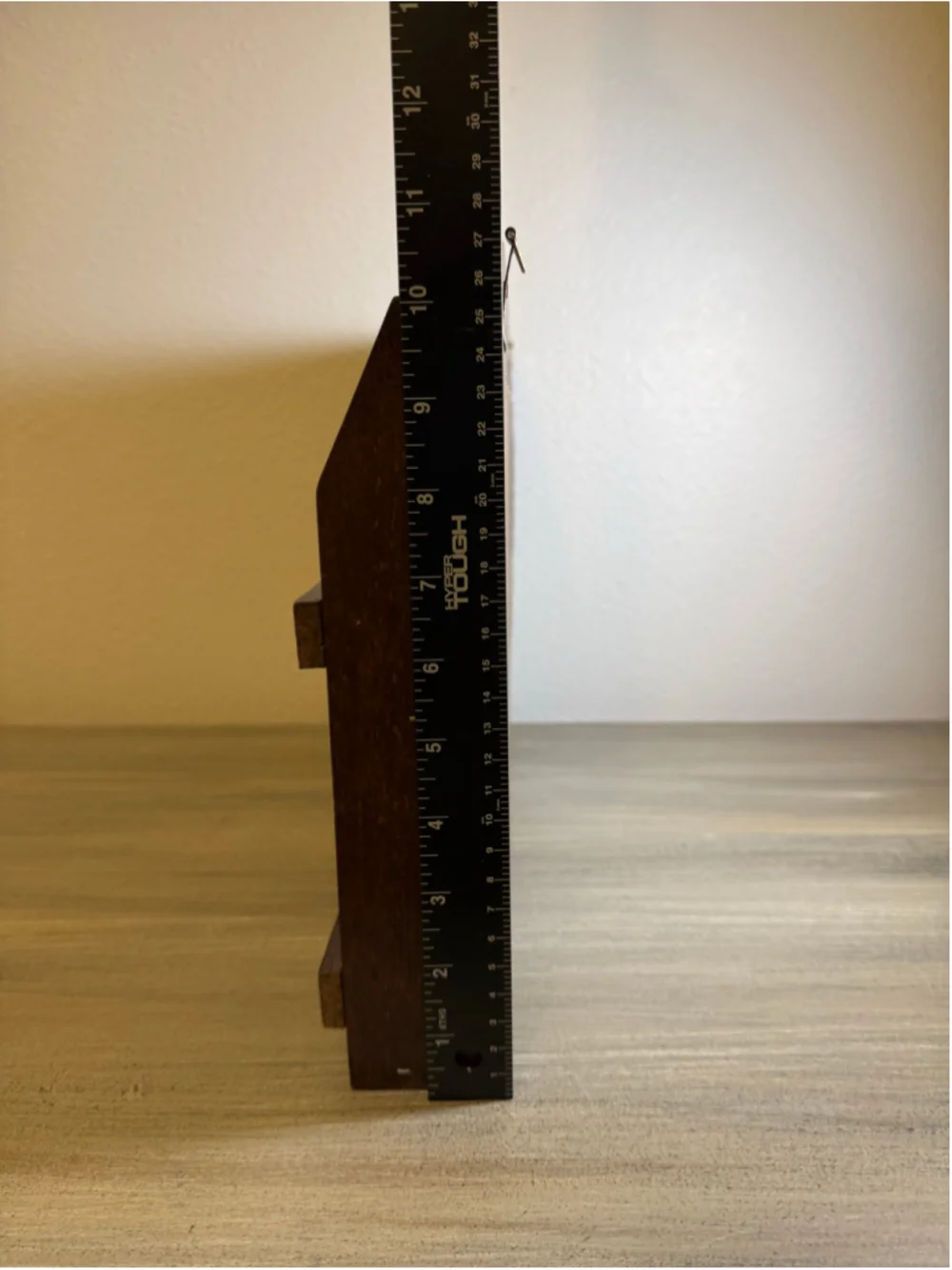 MCM Wooden Wall-Mount Letter Holder Office Organizer Landscape Scene